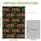 SaringSwoon Vintage Train Christmas Wrapping Paper for Baby Boys Girls Kids - Green Xmas Wrapping Paper with Red Trains, Santa, Polar Bears, Penguins for Holiday - 40×28 Inches, 4 Folded Sheets